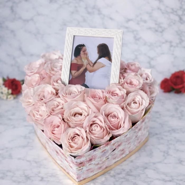 Box Roses com Foto